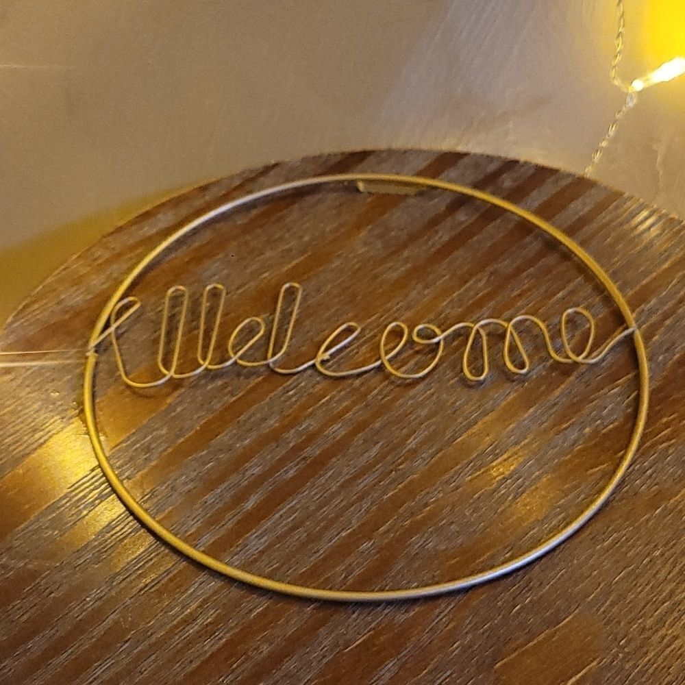 Metal Art Welcome Sign 